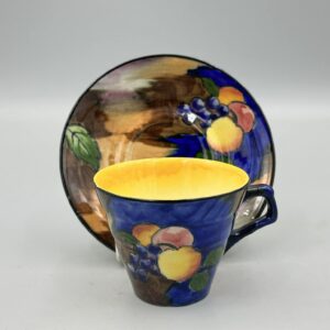 H&K Tunstall Autumn Vintage Handpainted Tea Cup and Saucer (B)